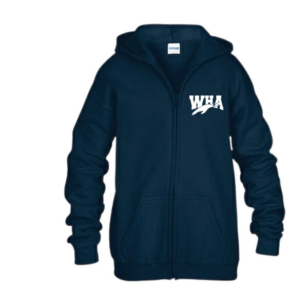 Youth Full Zip Hooded Sweatshirt - Youth Heavy Blend Full Zip Hooded Sweatshirt Thumbnail