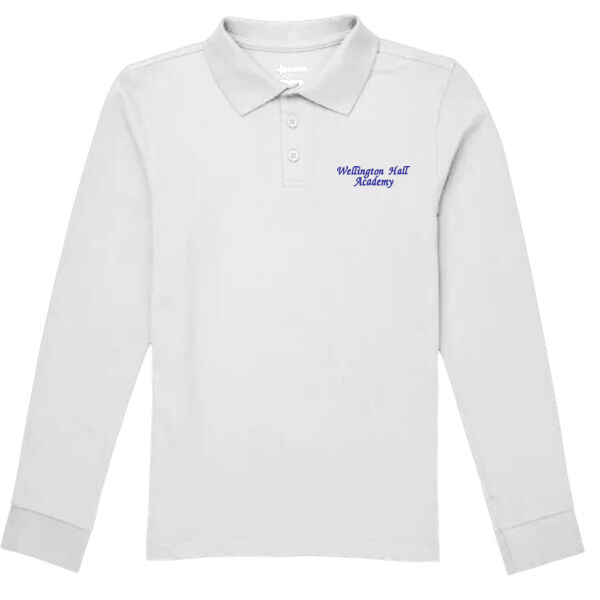 Embroidered Toddler Long Sleeve Polo Thumbnail
